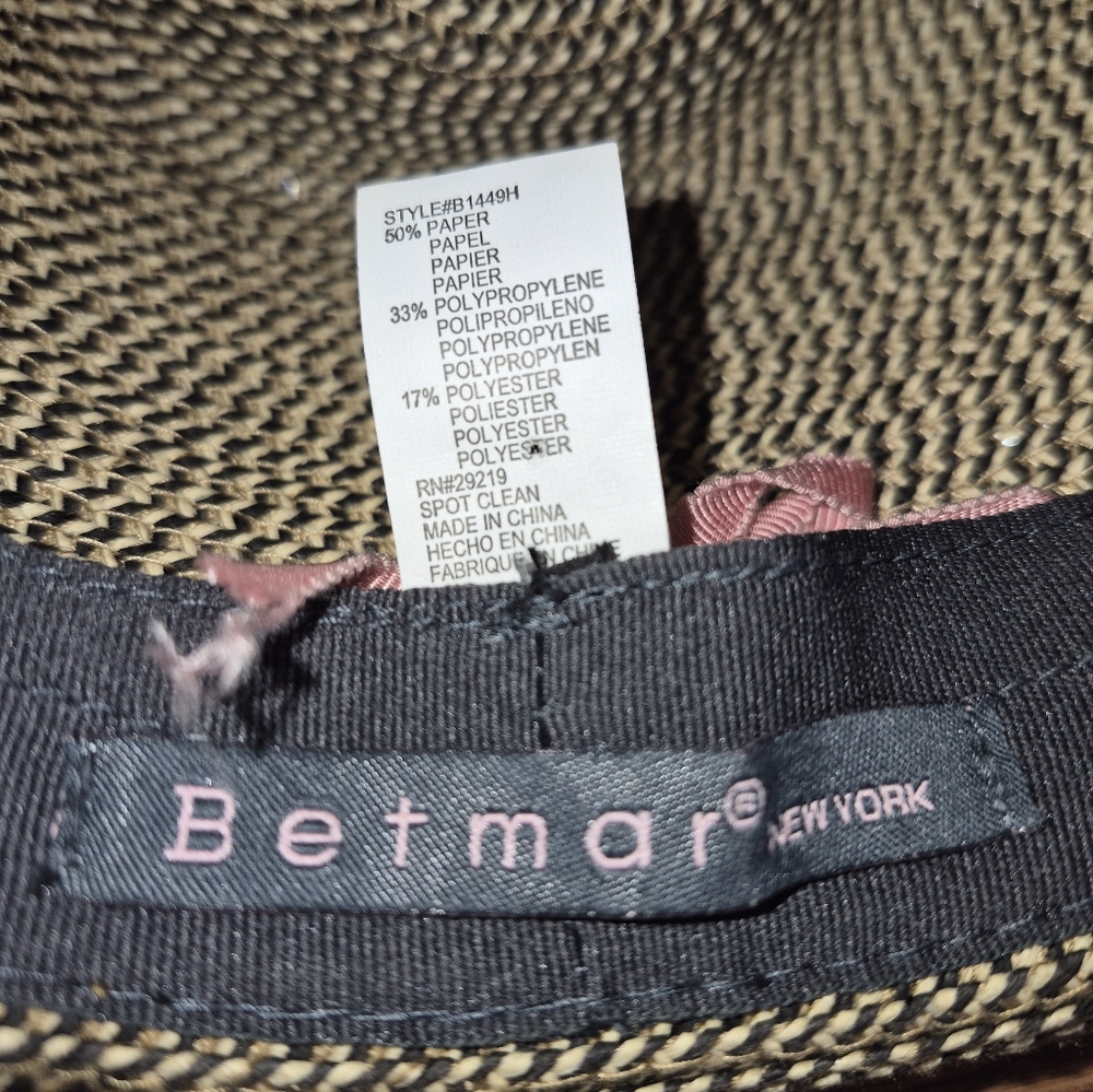 Betmar Joanne RATTLESNAKE Womans Hat with Bow, One size: Fits most - Picture 4 of 4